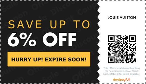 discount code for louis vuitton|louis vuitton promo codes.